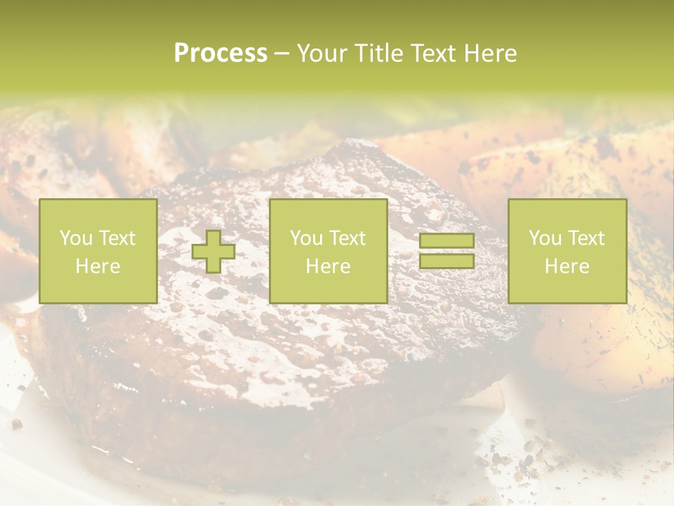 Barbecue Roast Dinner PowerPoint Template