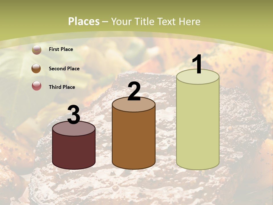 Meal Chop Grill PowerPoint Template