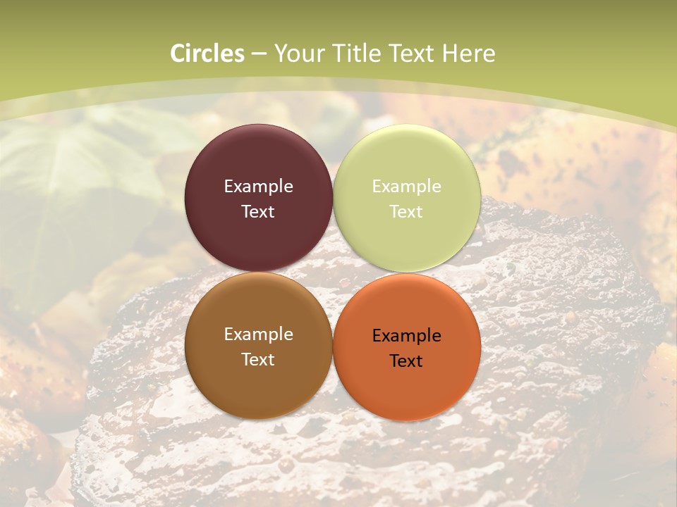 Meal Chop Grill PowerPoint Template