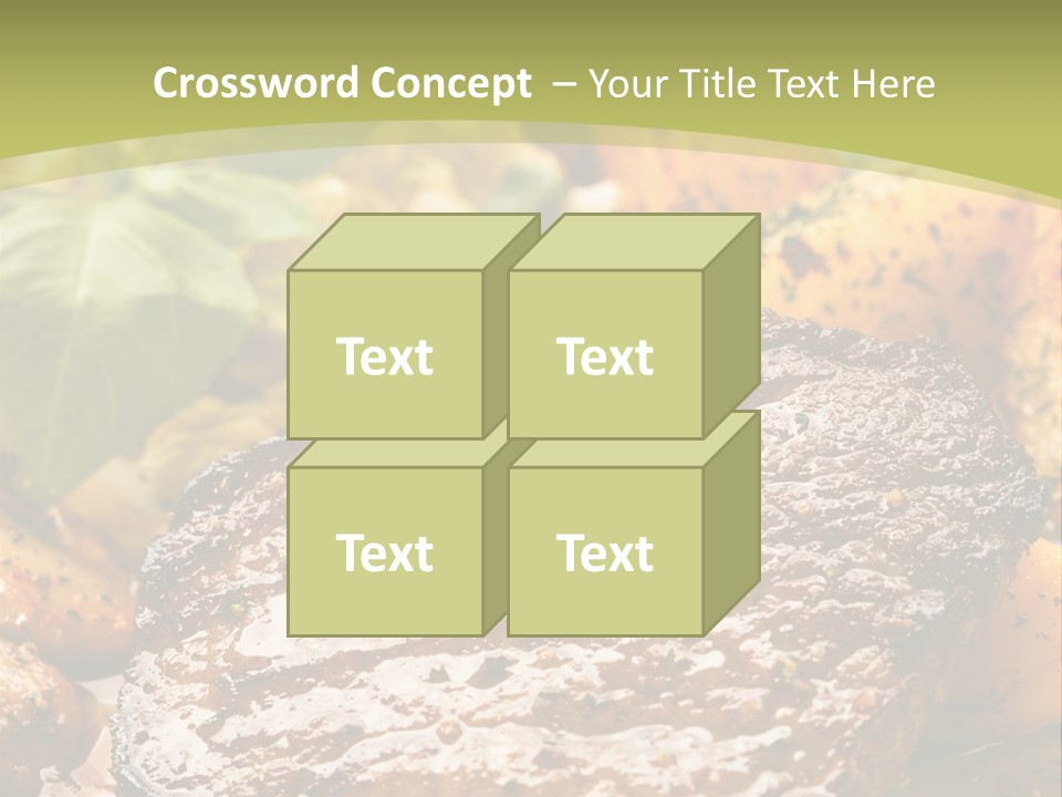 Meal Chop Grill PowerPoint Template