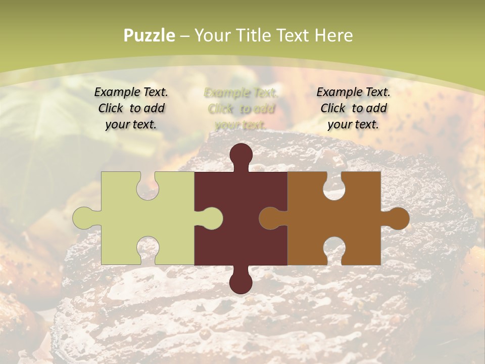 Meal Chop Grill PowerPoint Template