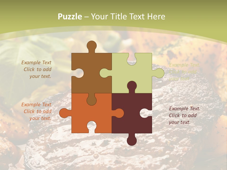 Meal Chop Grill PowerPoint Template