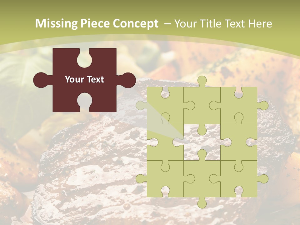 Meal Chop Grill PowerPoint Template