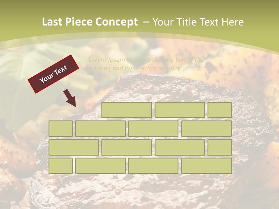 Meal Chop Grill PowerPoint Template