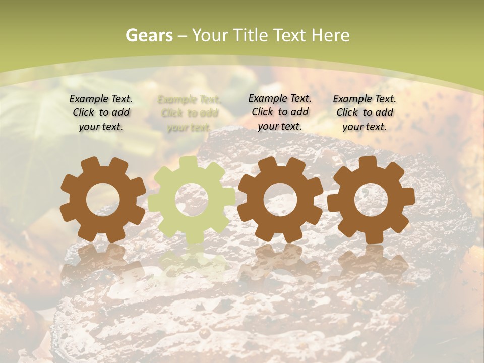 Meal Chop Grill PowerPoint Template