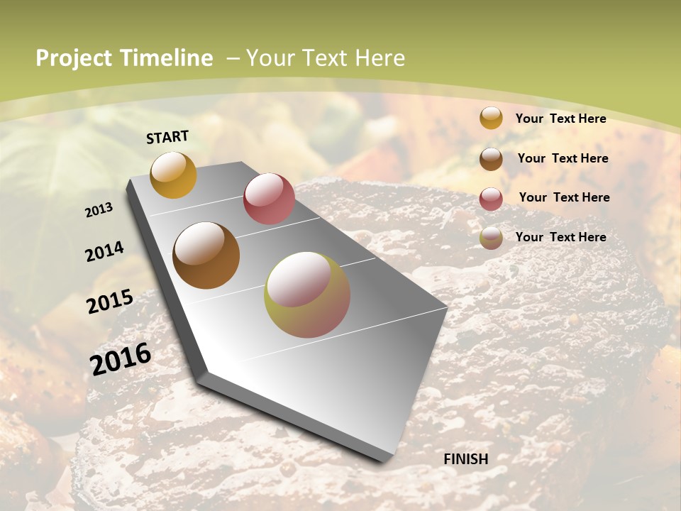 Meal Chop Grill PowerPoint Template