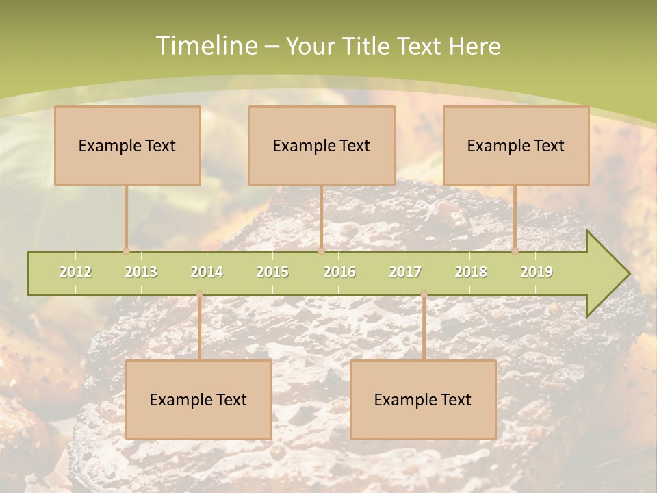 Meal Chop Grill PowerPoint Template