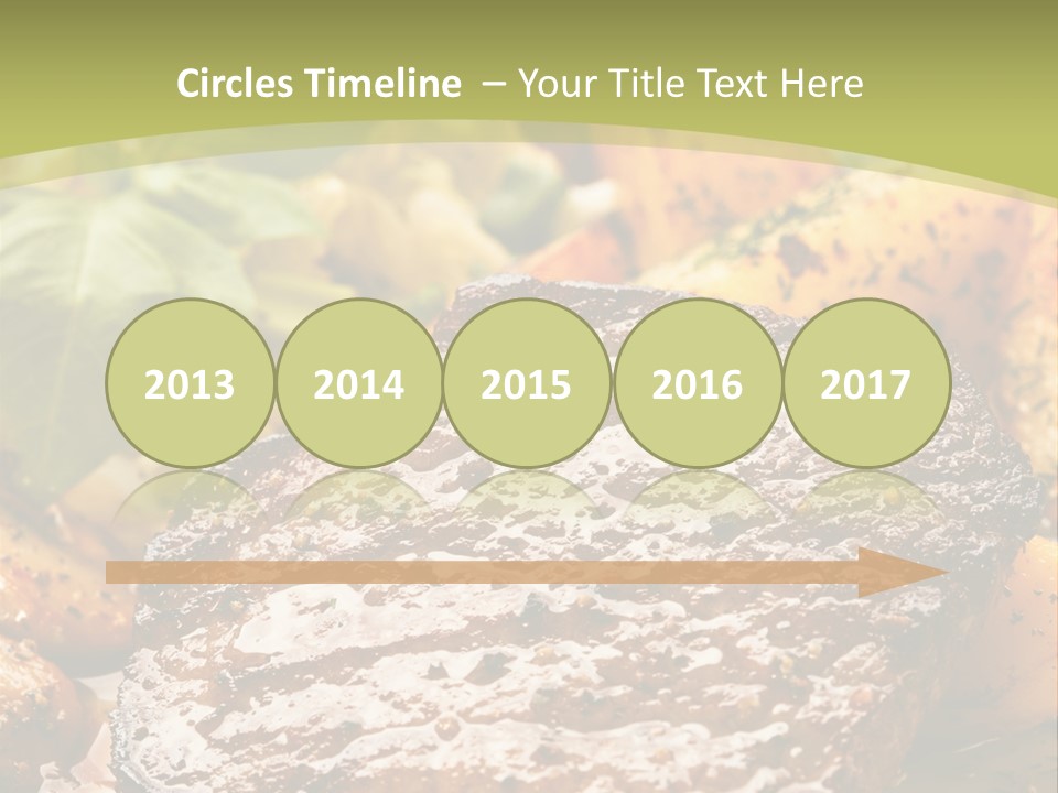 Meal Chop Grill PowerPoint Template