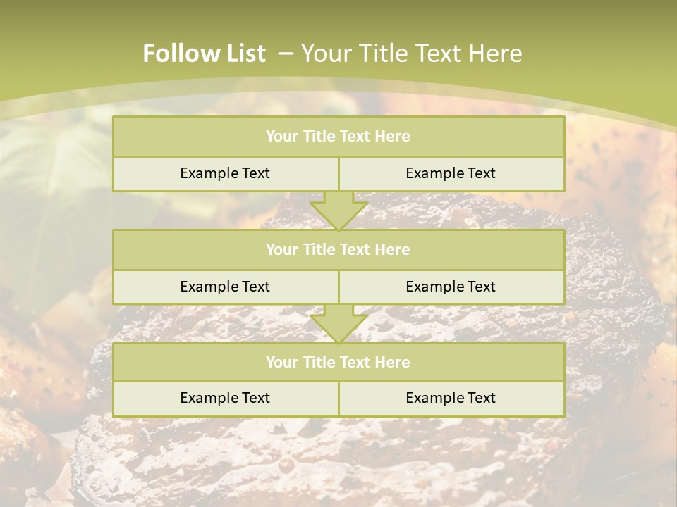 Meal Chop Grill PowerPoint Template