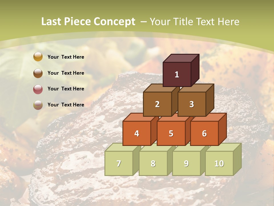 Meal Chop Grill PowerPoint Template