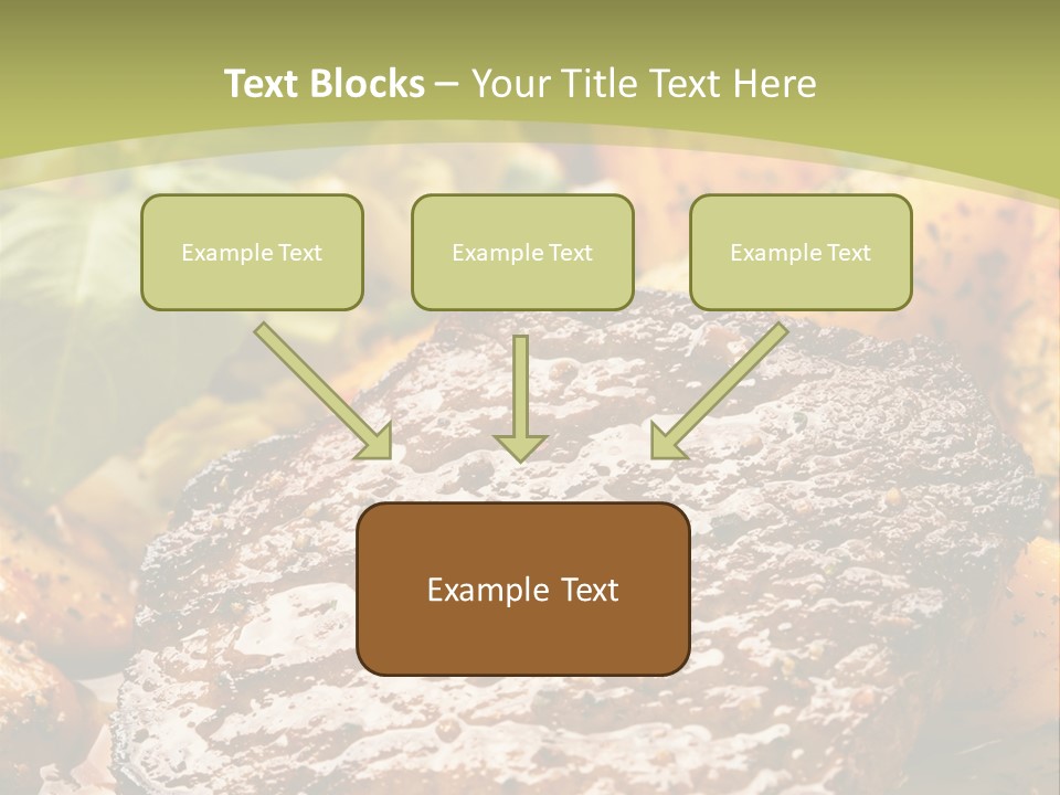 Meal Chop Grill PowerPoint Template