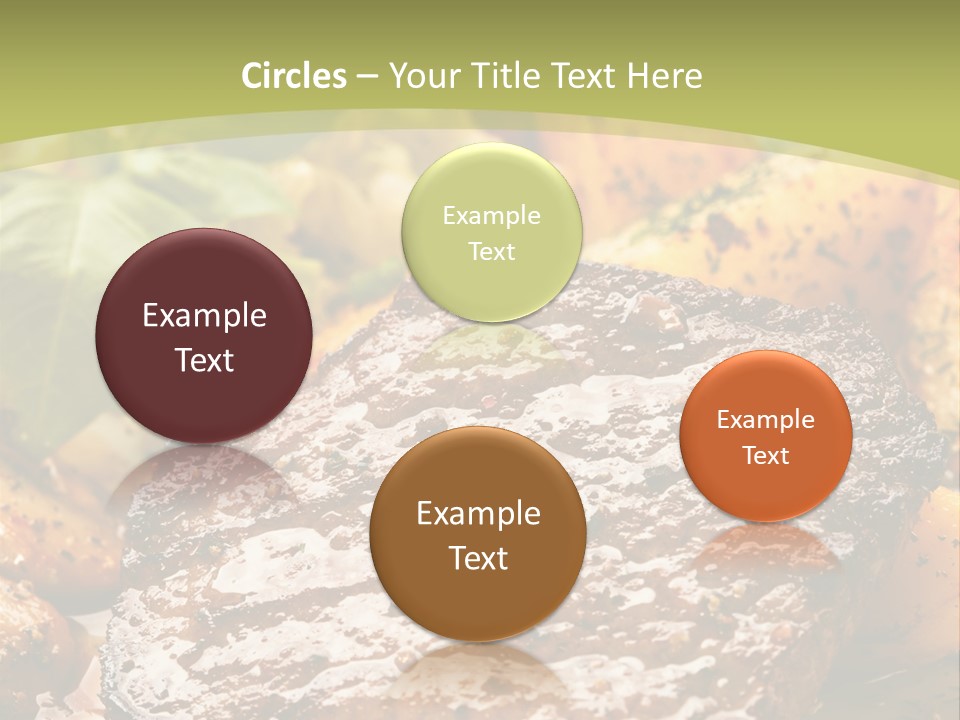 Meal Chop Grill PowerPoint Template