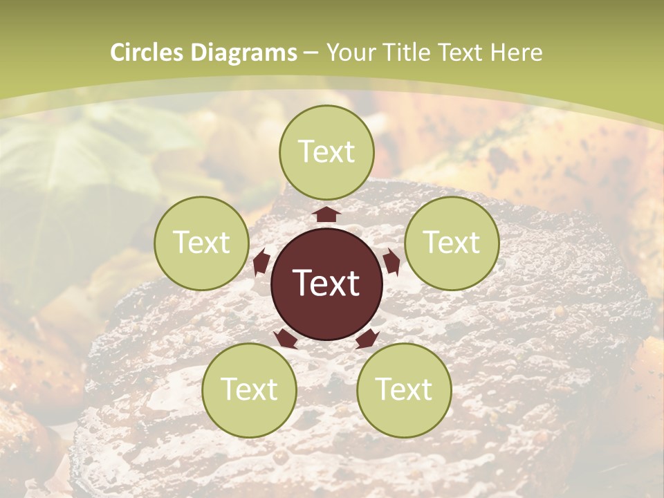 Meal Chop Grill PowerPoint Template