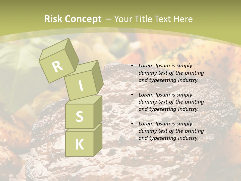 Meal Chop Grill PowerPoint Template