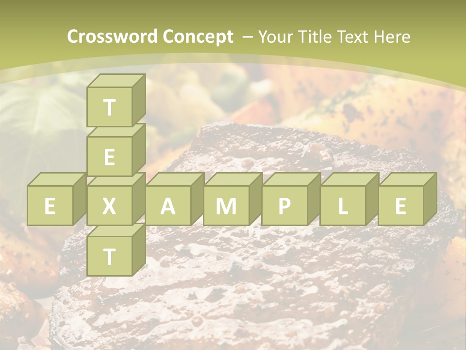 Meal Chop Grill PowerPoint Template