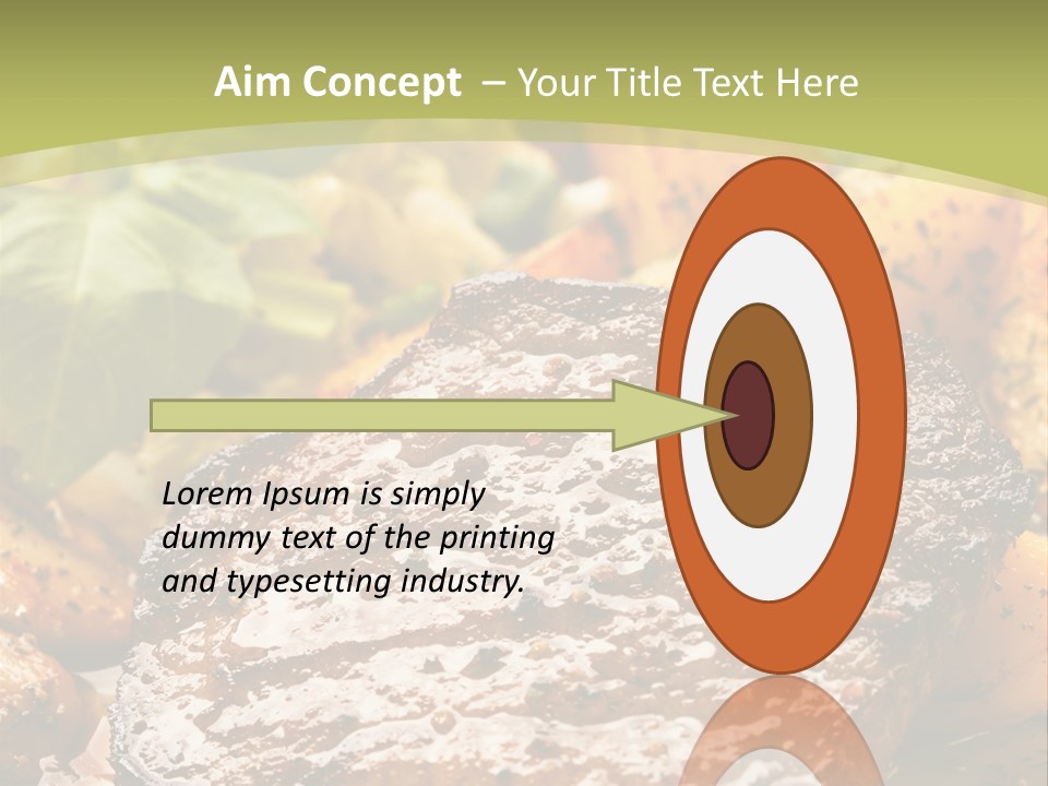 Meal Chop Grill PowerPoint Template