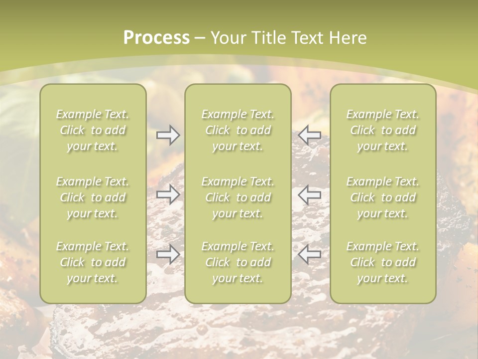 Meal Chop Grill PowerPoint Template
