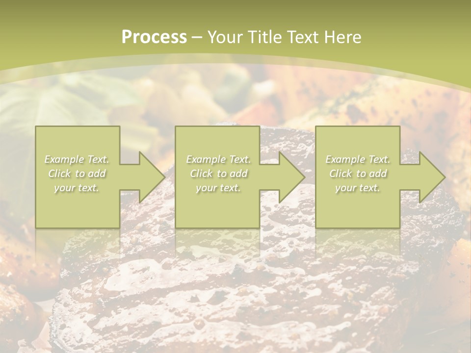 Meal Chop Grill PowerPoint Template