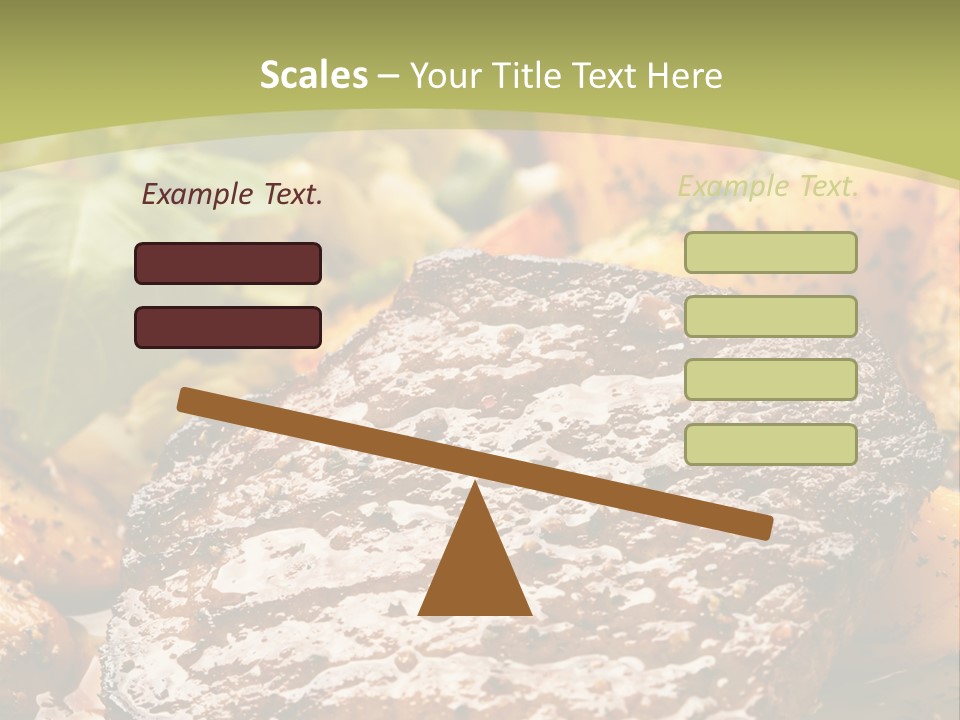Meal Chop Grill PowerPoint Template