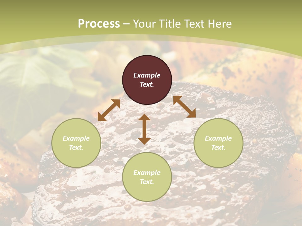 Meal Chop Grill PowerPoint Template