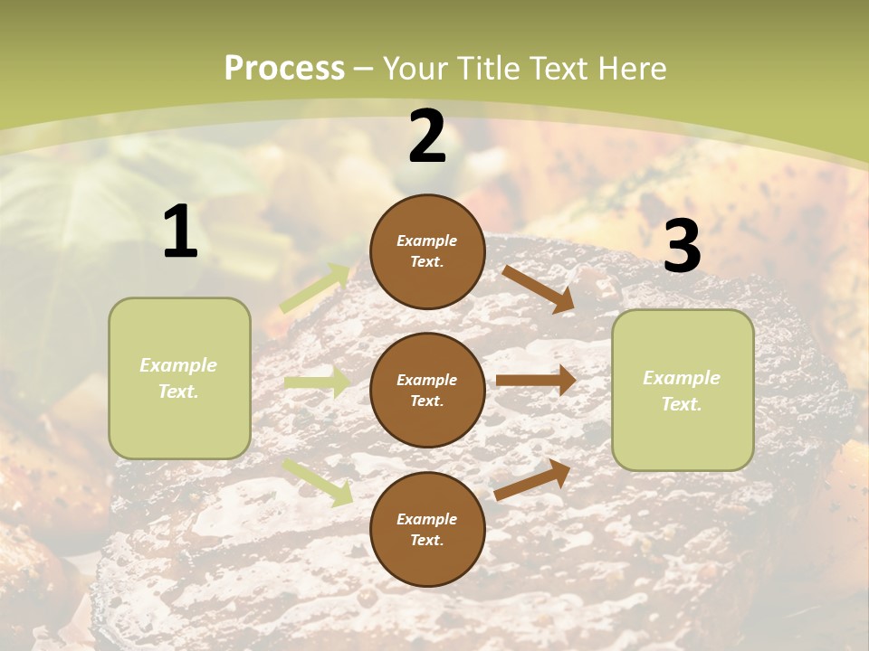 Meal Chop Grill PowerPoint Template