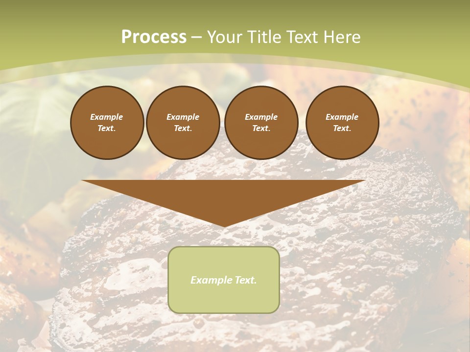 Meal Chop Grill PowerPoint Template