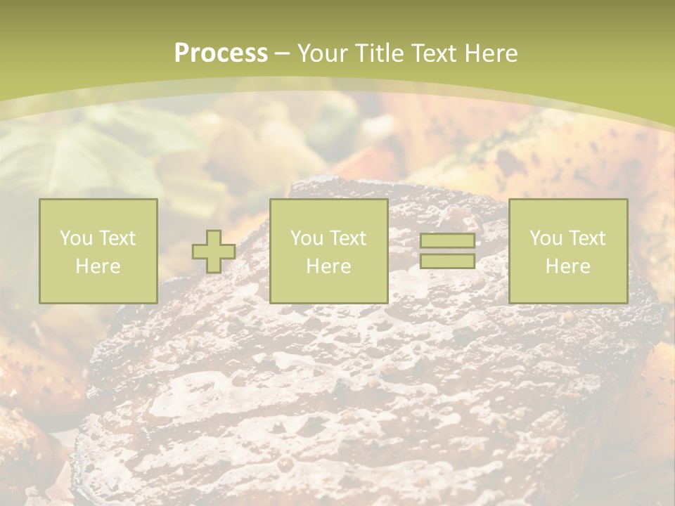 Meal Chop Grill PowerPoint Template