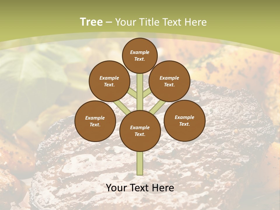 Meal Chop Grill PowerPoint Template