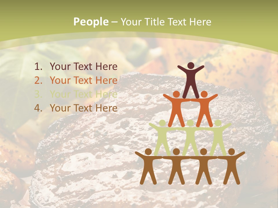 Meal Chop Grill PowerPoint Template