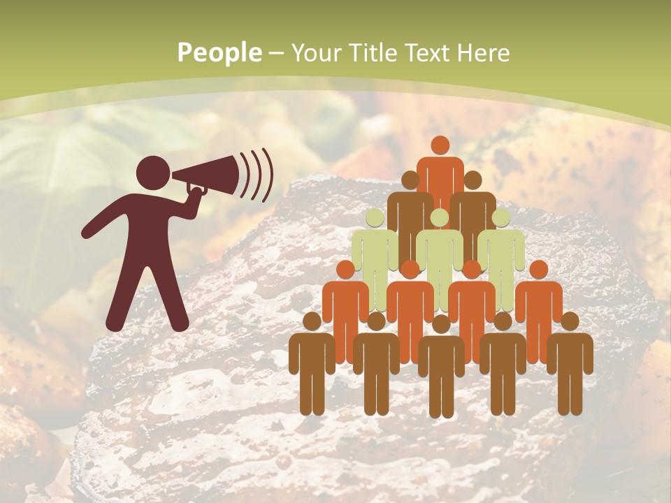 Meal Chop Grill PowerPoint Template