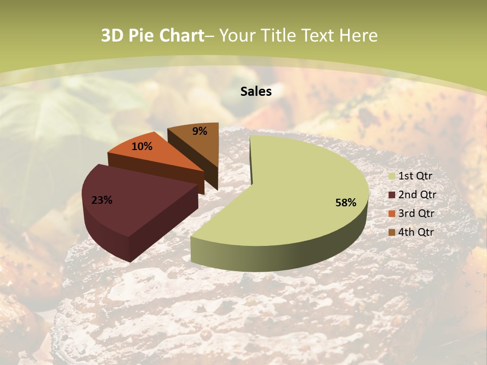 Meal Chop Grill PowerPoint Template