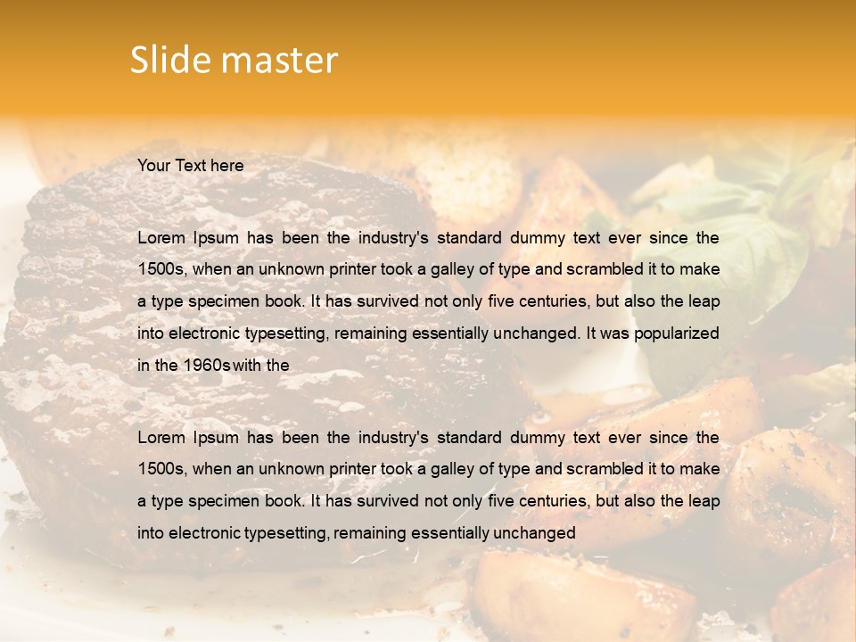 Fast Potatoes Chips PowerPoint Template