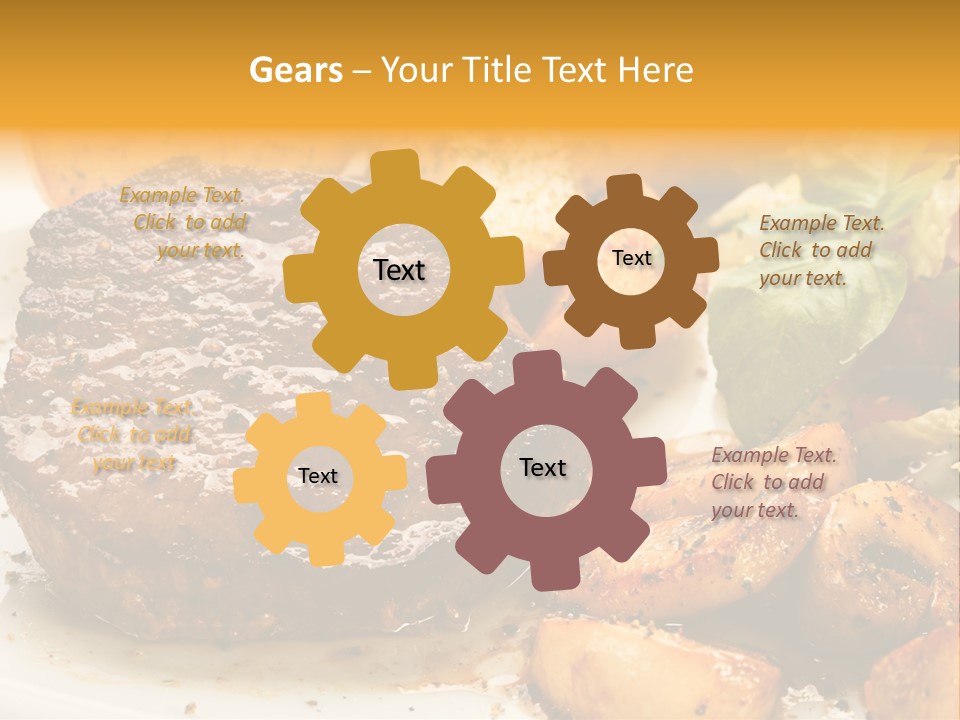 Fast Potatoes Chips PowerPoint Template