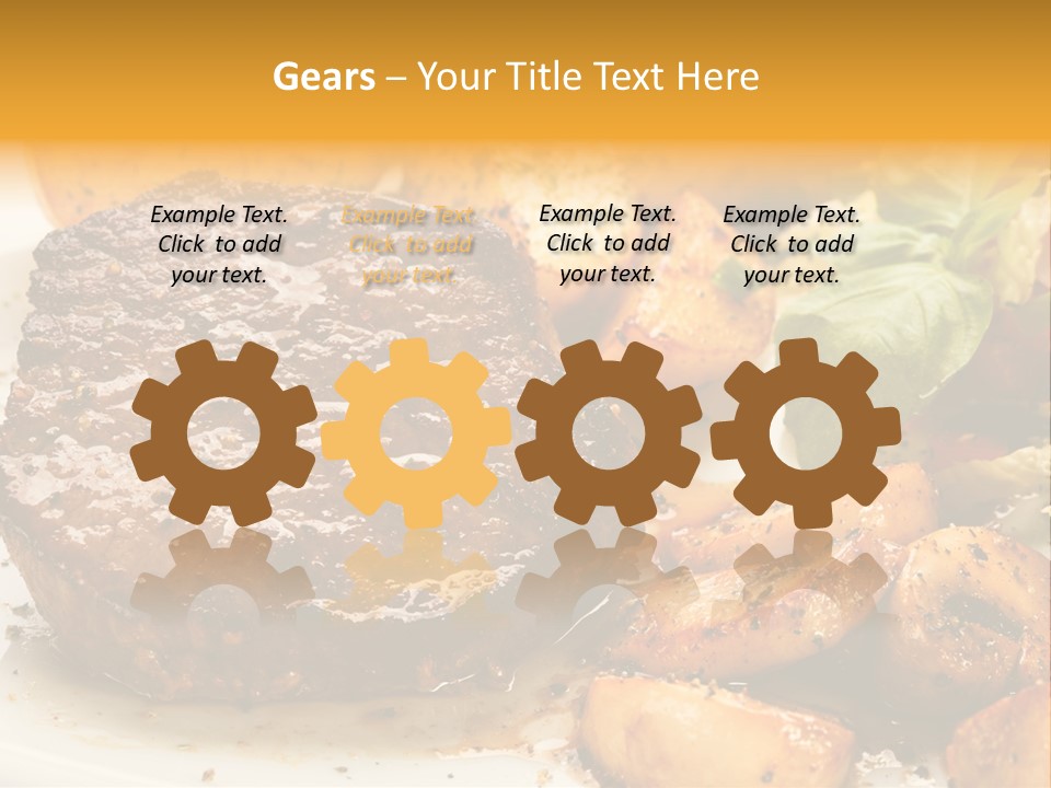 Fast Potatoes Chips PowerPoint Template