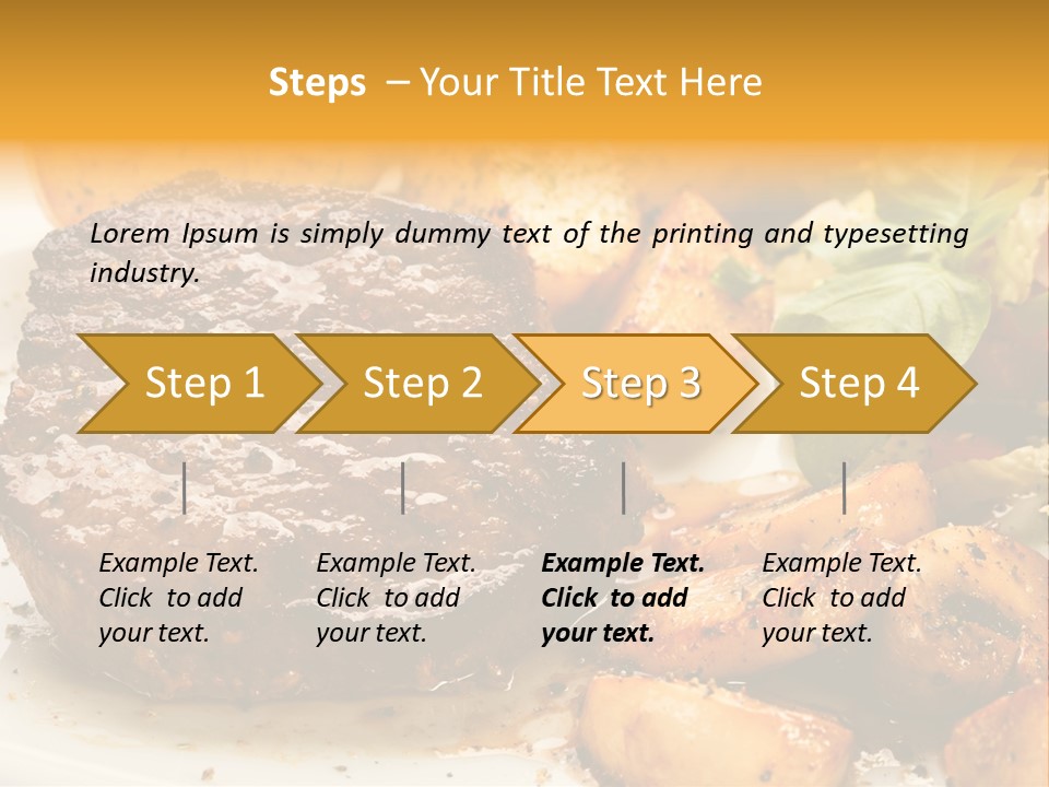 Fast Potatoes Chips PowerPoint Template