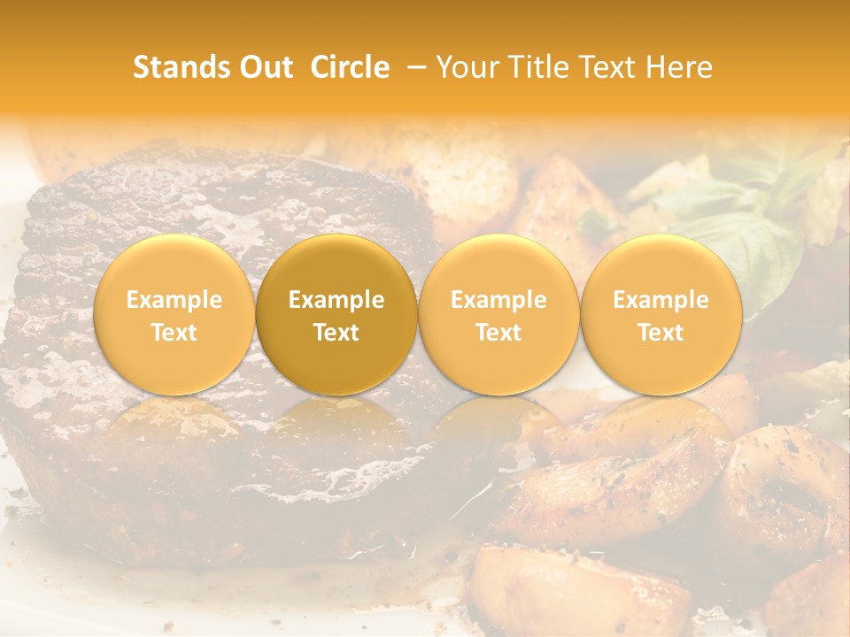 Fast Potatoes Chips PowerPoint Template
