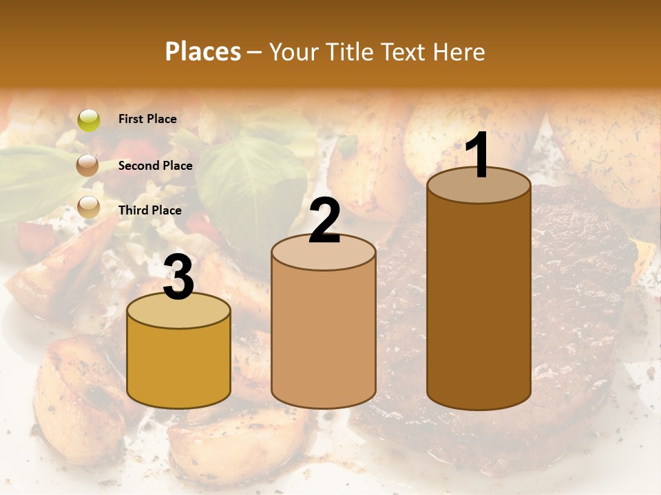 Chop Cucumber Dinner PowerPoint Template