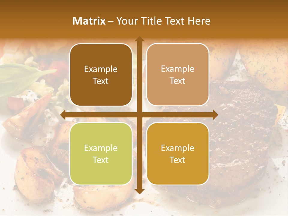 Chop Cucumber Dinner PowerPoint Template