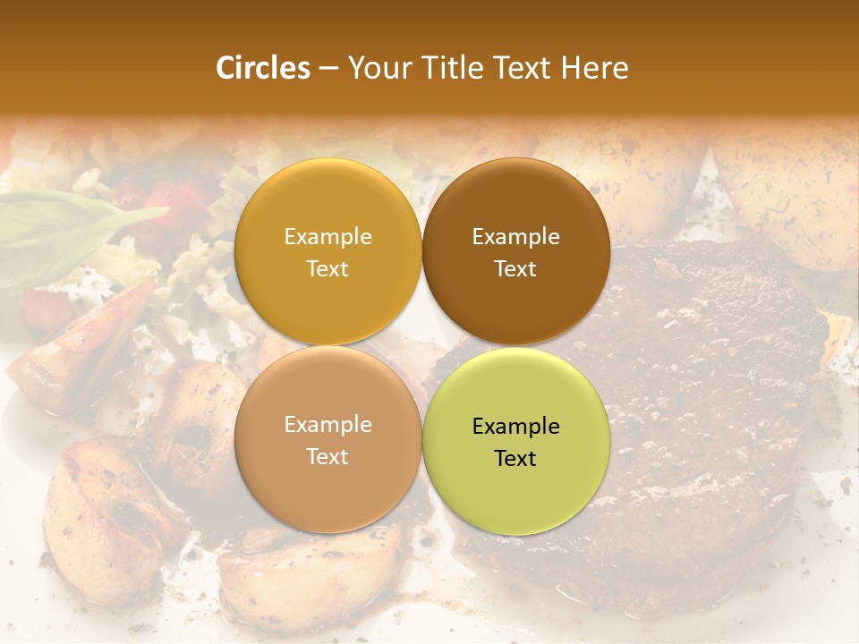 Chop Cucumber Dinner PowerPoint Template