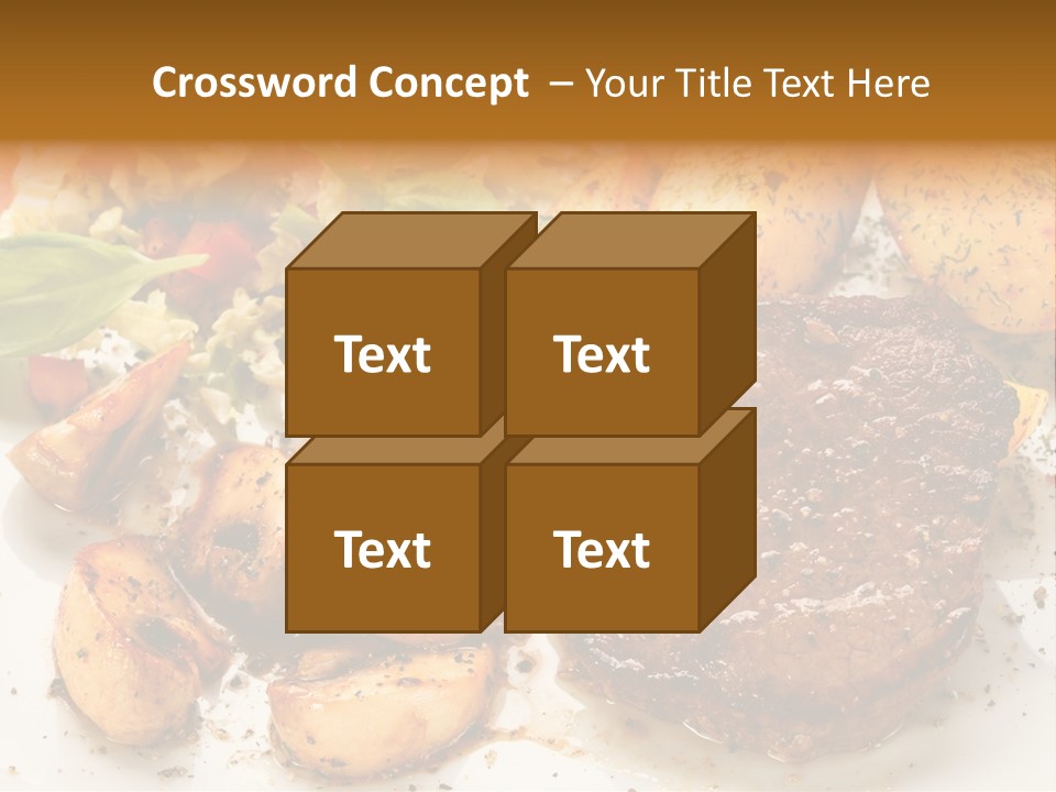 Chop Cucumber Dinner PowerPoint Template