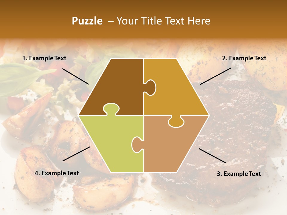 Chop Cucumber Dinner PowerPoint Template