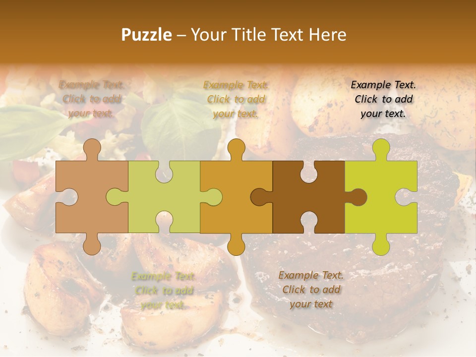 Chop Cucumber Dinner PowerPoint Template