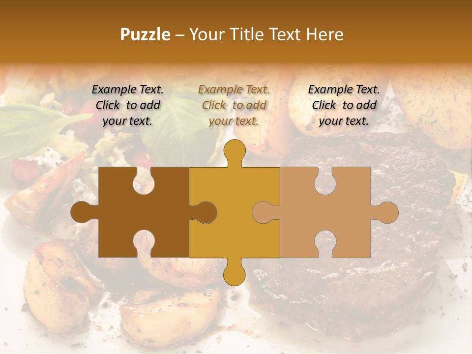 Chop Cucumber Dinner PowerPoint Template