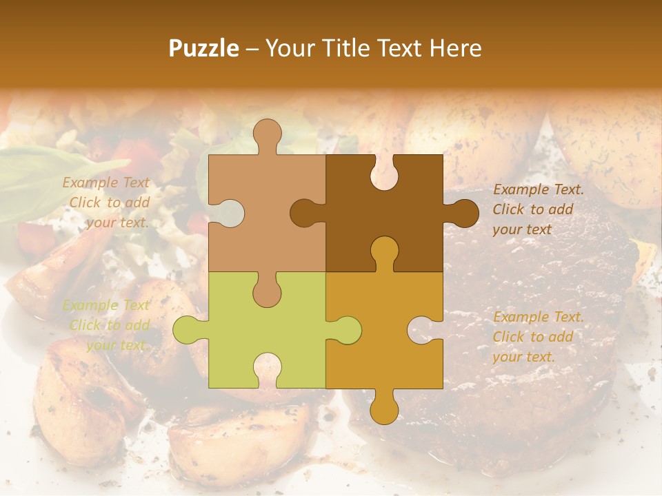 Chop Cucumber Dinner PowerPoint Template