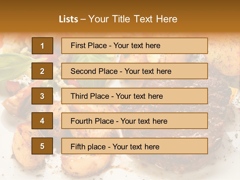 Chop Cucumber Dinner PowerPoint Template