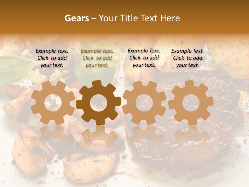 Chop Cucumber Dinner PowerPoint Template