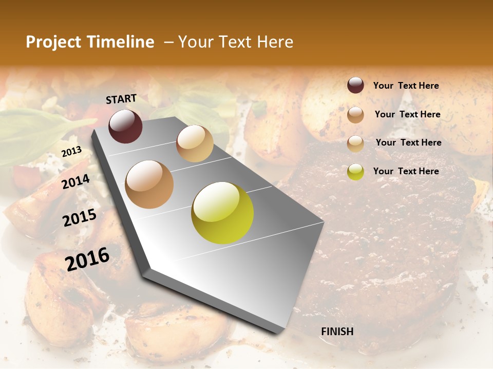 Chop Cucumber Dinner PowerPoint Template