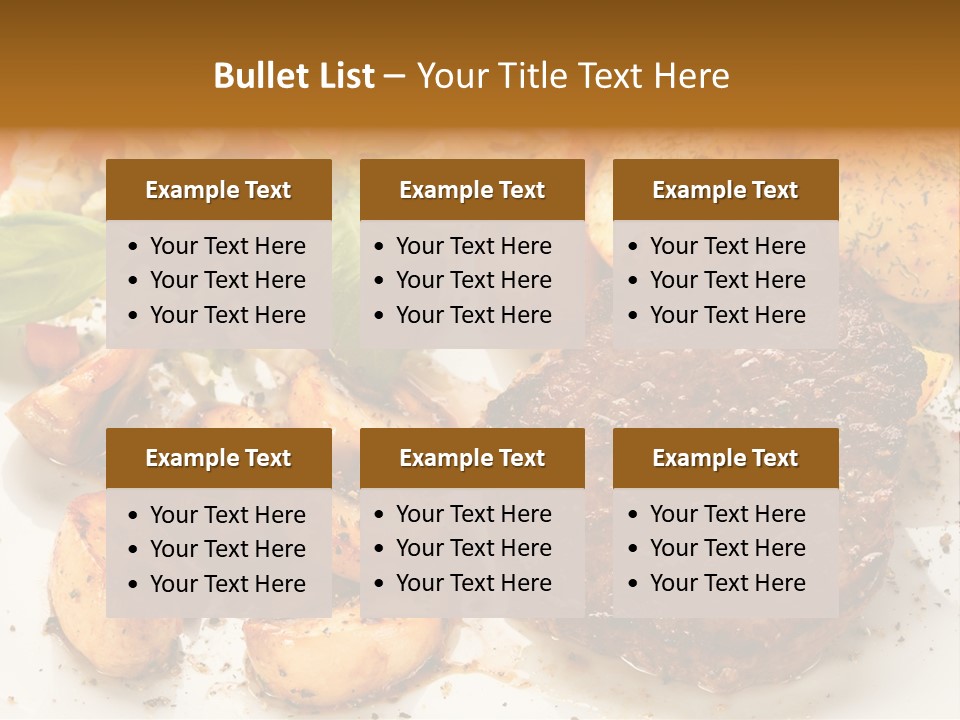 Chop Cucumber Dinner PowerPoint Template