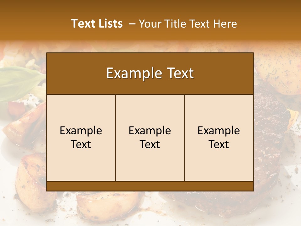 Chop Cucumber Dinner PowerPoint Template