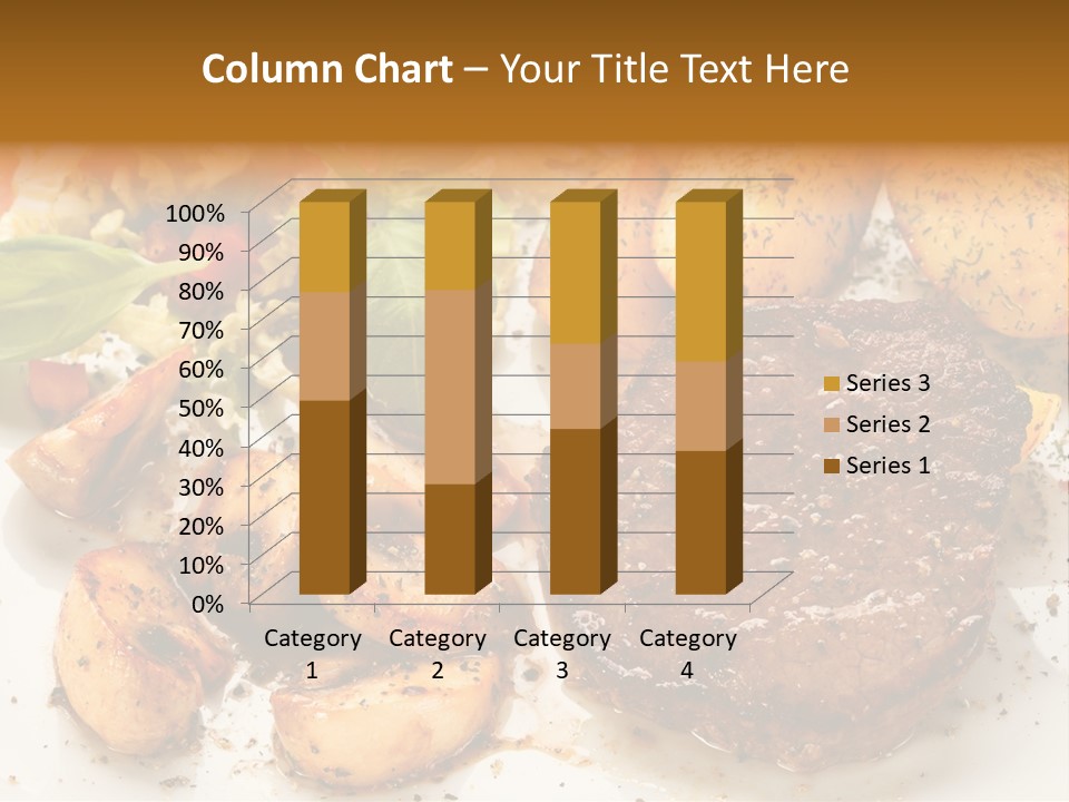 Chop Cucumber Dinner PowerPoint Template